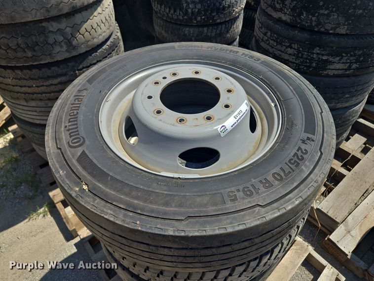 image for item EV1613 225/70R19.5 tires and wheels