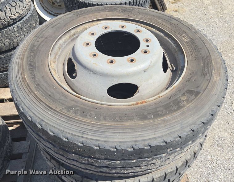 image for item EV1613 225/70R19.5 tires and wheels