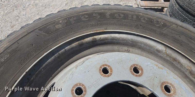 image for item EV1613 225/70R19.5 tires and wheels