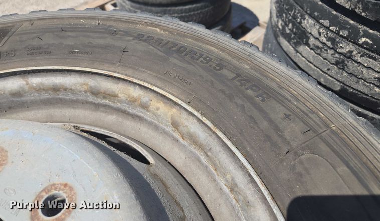 image for item EV1613 225/70R19.5 tires and wheels