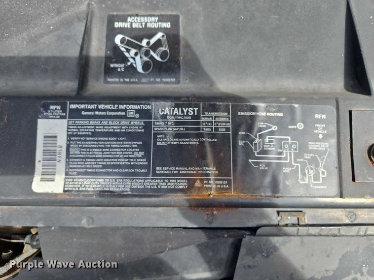 image for item EV1713 1993 Chevrolet K1500 Blazer SUV