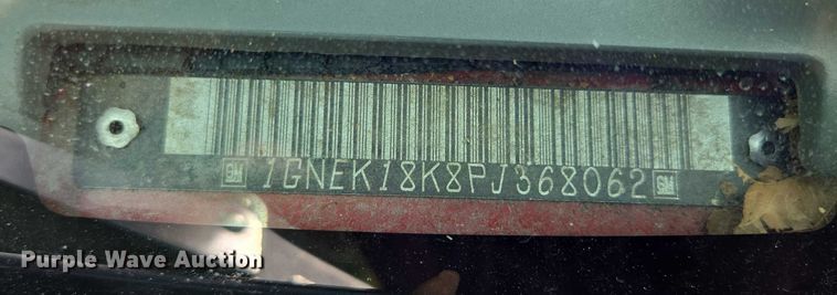 image for item EV1713 1993 Chevrolet K1500 Blazer SUV