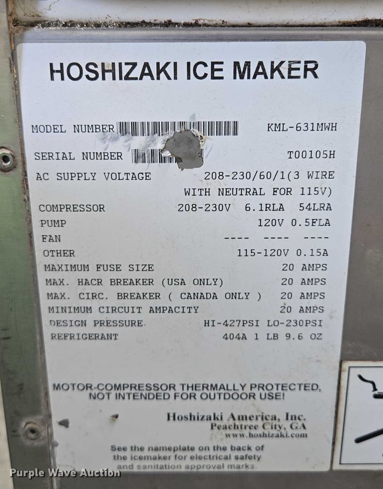 image for item EV1726 (3) ice machines