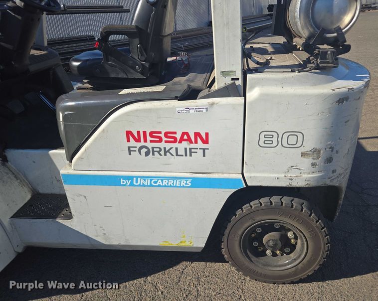 image for item FB9466 2014 Nissan 80 forklift