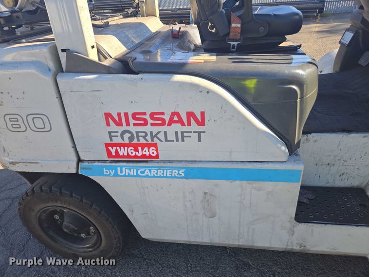 image for item FB9466 2014 Nissan 80 forklift