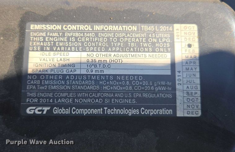 image for item FB9466 2014 Nissan 80 forklift