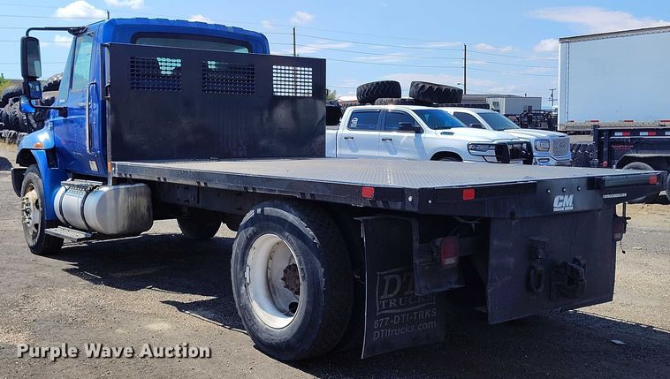 image for item IP9659 2012 International 4300 DuraStar flatbed truck