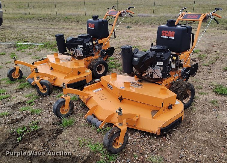 image for item IP9687 (2) Scag SW48V-14FS ZTR lawn mowers