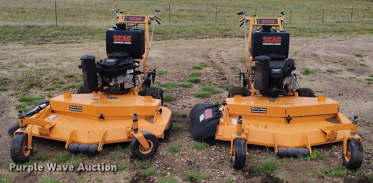 image for item IP9687 (2) Scag SW48V-14FS ZTR lawn mowers