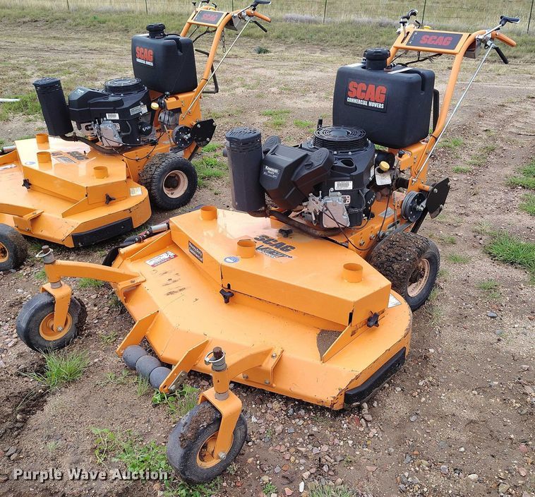 image for item IP9687 (2) Scag SW48V-14FS ZTR lawn mowers