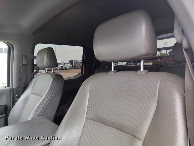 image for item IP9690 2017 Ford F350 Super Duty XL Crew Cab flatbed truck