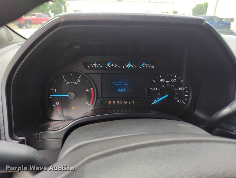 image for item IP9690 2017 Ford F350 Super Duty XL Crew Cab flatbed truck