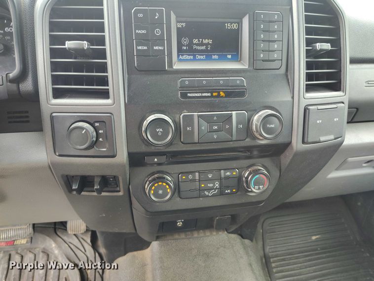 image for item IP9690 2017 Ford F350 Super Duty XL Crew Cab flatbed truck