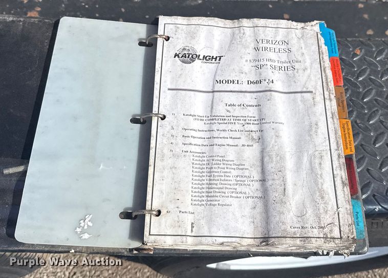 image for item NU9558 Katolight generator