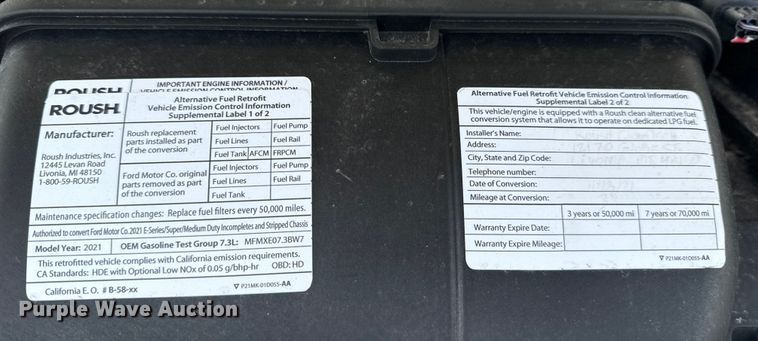 image for item NU9570 2022 Ford E450 Super Duty delivery truck