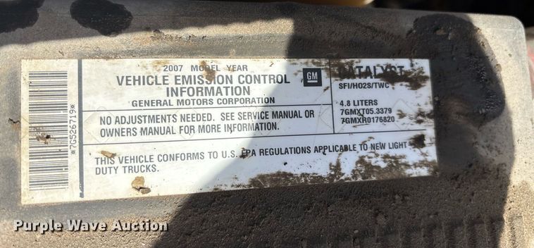 image for item OB9457 2007 GMC Sierra 1500 Crew Cab pickup truck