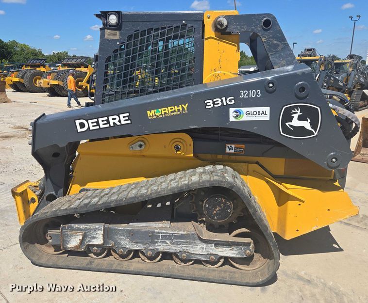 image for item DE2191 2023 John Deere 331G tracked skid steer loader