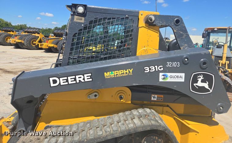 image for item DE2191 2023 John Deere 331G tracked skid steer loader