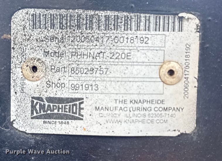 image for item DJ7754 2007 Sterling L-Line crane truck