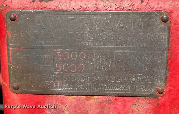 image for item DJ7755 American 50B  hoist