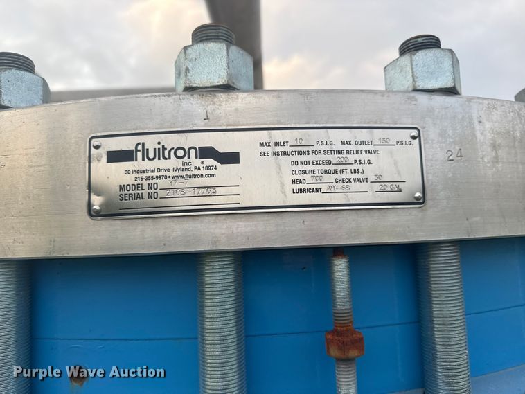 image for item DJ7777 Fluitron Y7-7 hydrogen compressor  