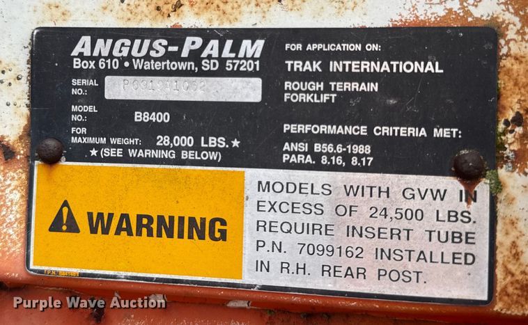 image for item DJ9713 1998 Sky trak 5028 telehandler