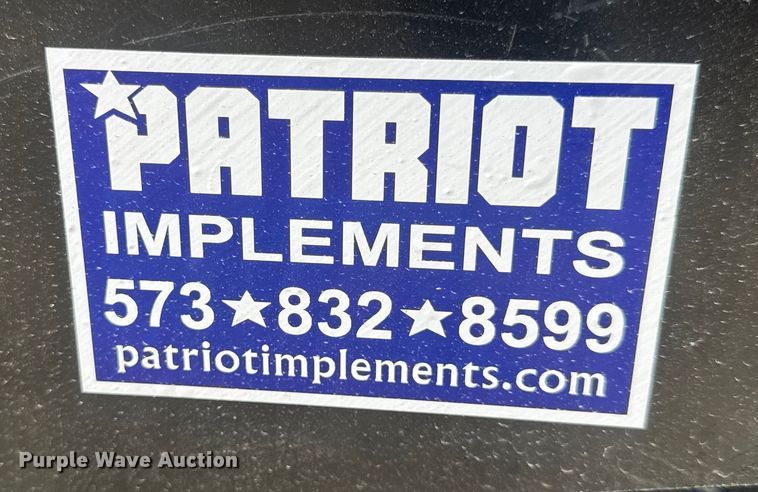 image for item DO2228 Patriot Implements compact utility loader grapple bucket