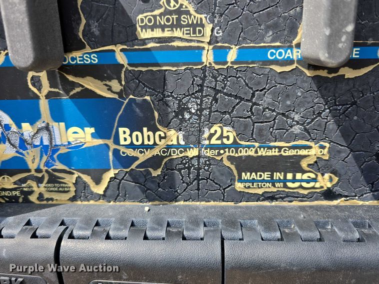 image for item DR3998 Miller Bobcat 225 welder/generator