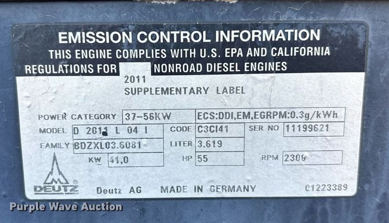 image for item DT3413 2012 Dutch Witch JT922 directional boring unit