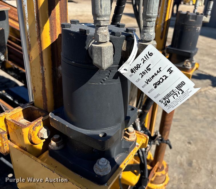 image for item DT3416 2015 Vermeer D20x22 Series II directional boring unit