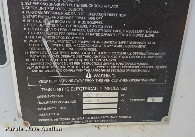 image for item DU2507 2006 Ford F550 bucket truck