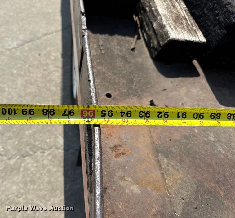 image for item DW6504 1999 International 4700  flatbed truck with crash attenuator