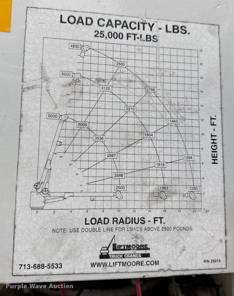 image for item DW6515 2017 Ford F550 Super Duty XL utility / service truck