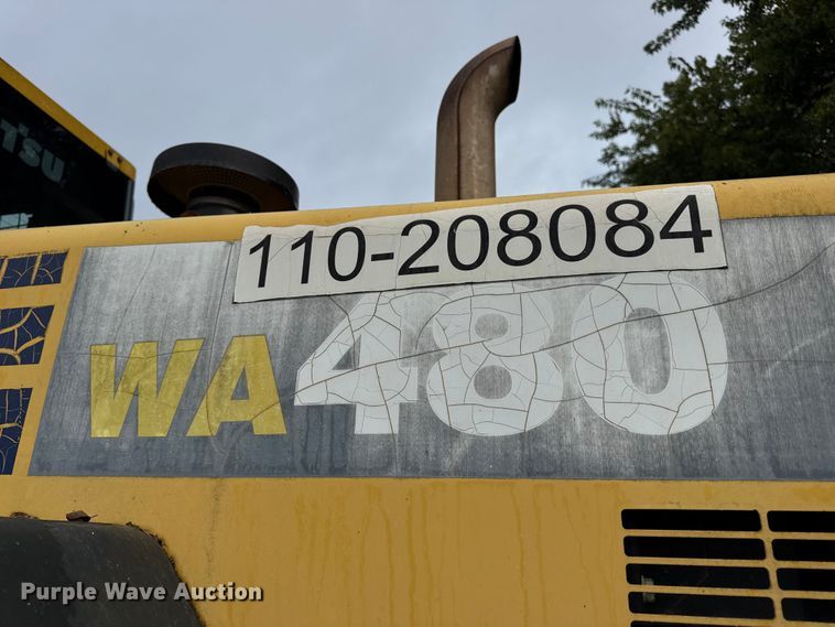 image for item DW6516 2008 Komatsu WA480-6 wheel loader