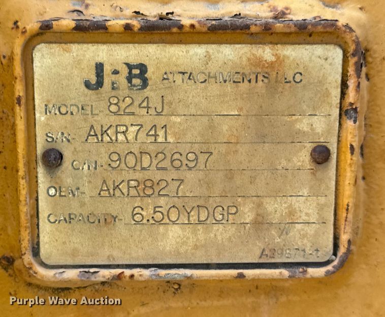 image for item DW6522 2007 John Deere 824J wheel loader