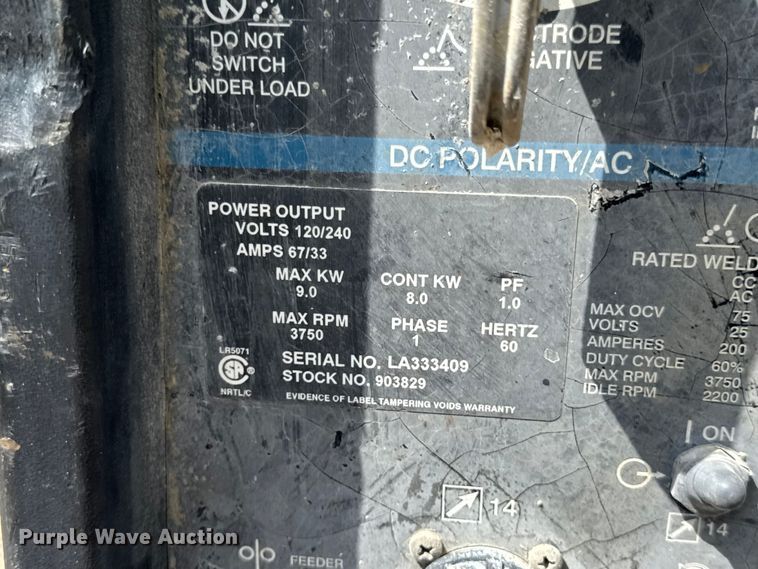 image for item DW6525 Miller Trailblazer 280 welder/generator