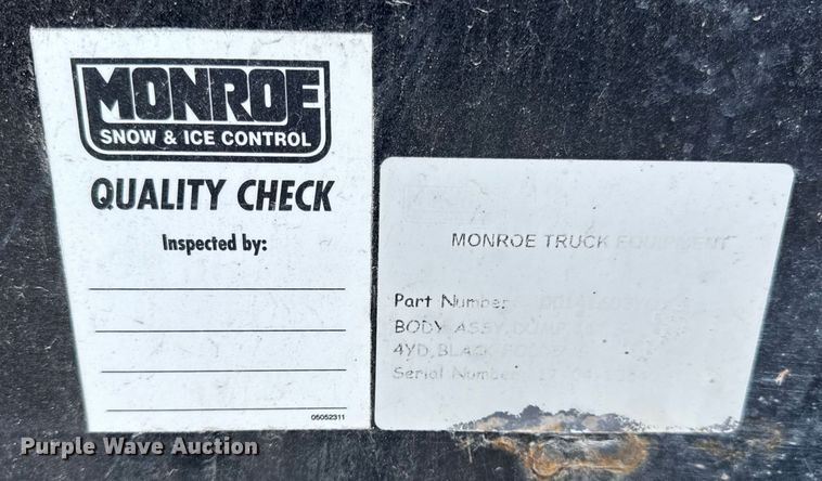 image for item DW6529 Monroe dump bed