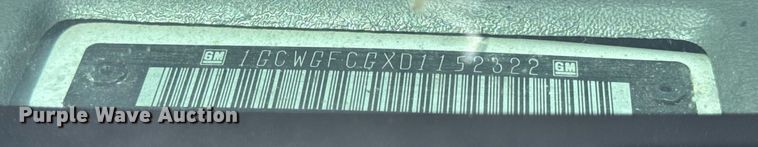 image for item DW6547 2013 Chevrolet  Express 2500 van