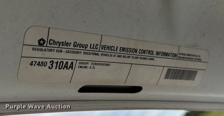 image for item DW6550 2015 Dodge  Ram 5500 utility / service truck