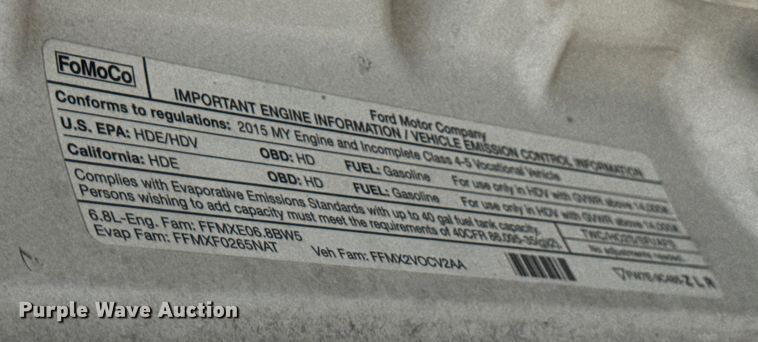 image for item DW6551 2015 Ford  F550 Super Duty utility / service truck