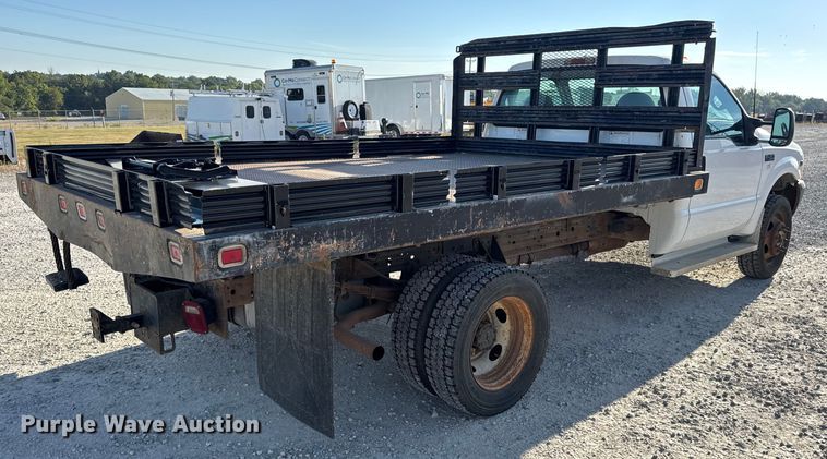 image for item DW6567 1999 Ford F450 Super Duty XL dump flatbed truck