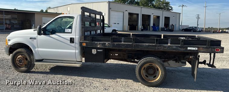 image for item DW6567 1999 Ford F450 Super Duty XL dump flatbed truck