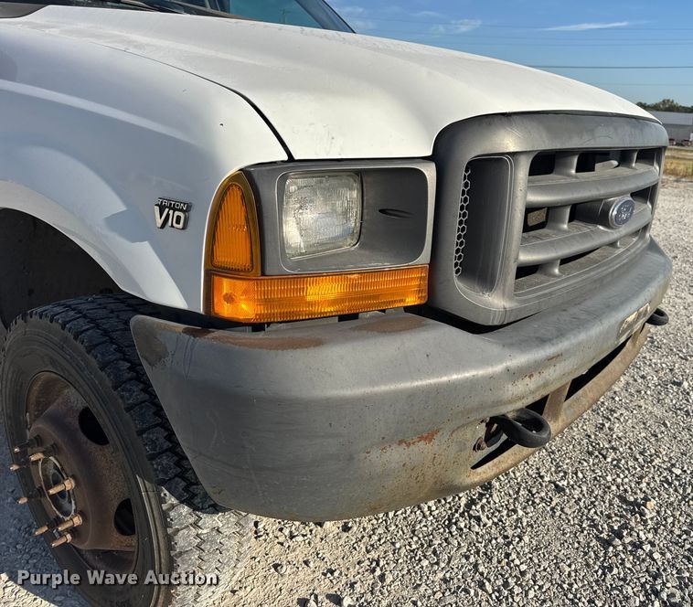 image for item DW6567 1999 Ford F450 Super Duty XL dump flatbed truck