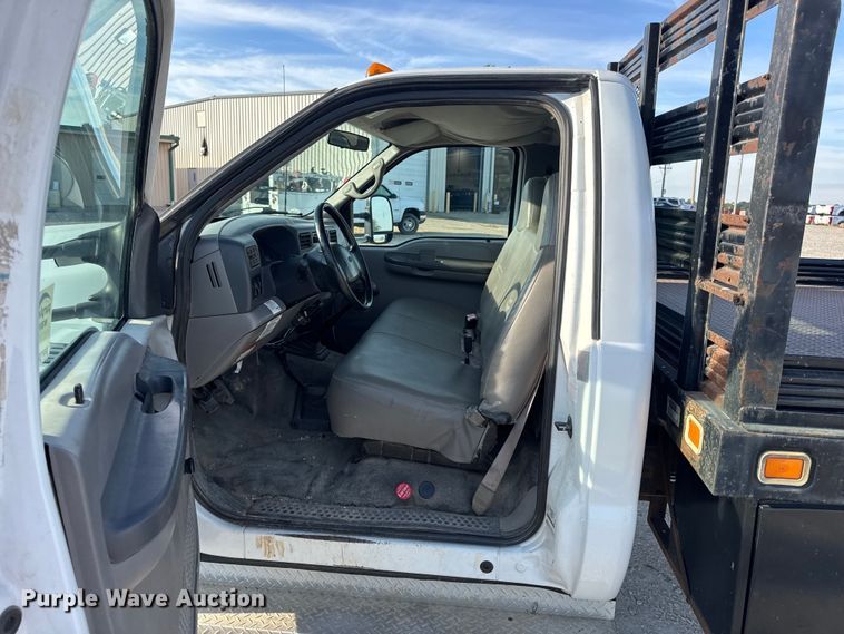 image for item DW6567 1999 Ford F450 Super Duty XL dump flatbed truck