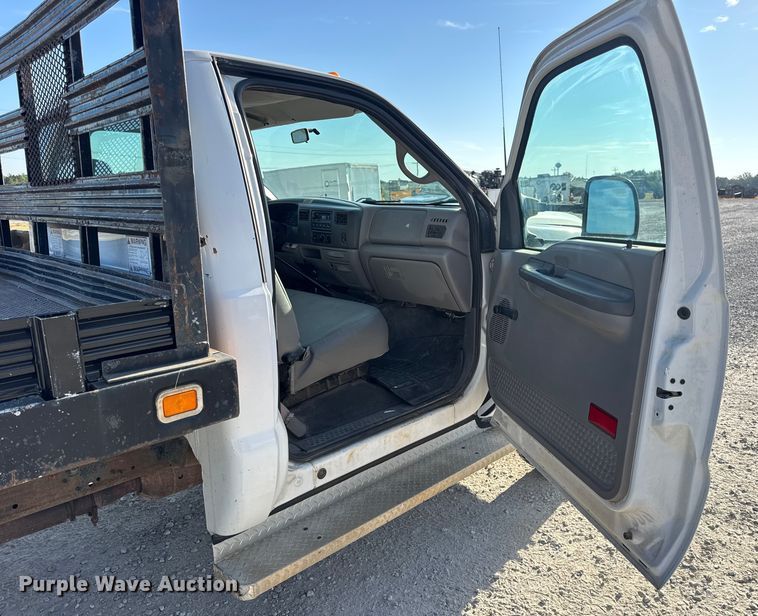 image for item DW6567 1999 Ford F450 Super Duty XL dump flatbed truck