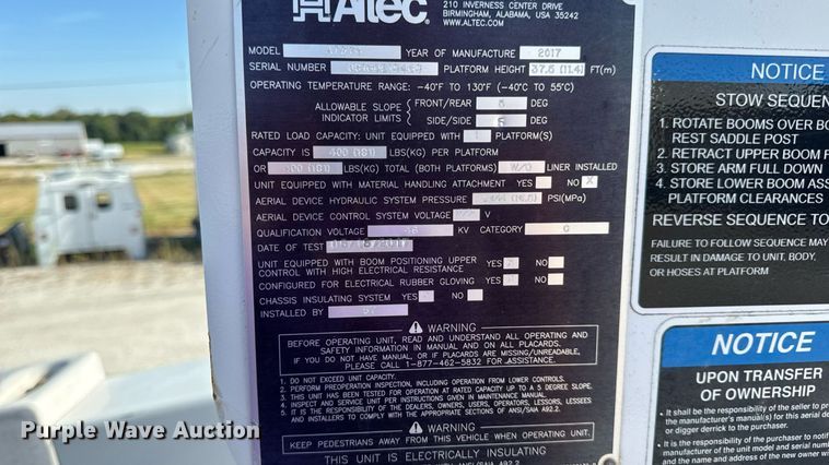 image for item DW6570 2016 Ford F550 Super Duty XL bucket truck