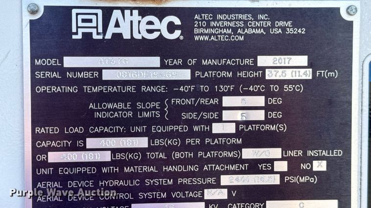 image for item DW6570 2016 Ford F550 Super Duty XL bucket truck