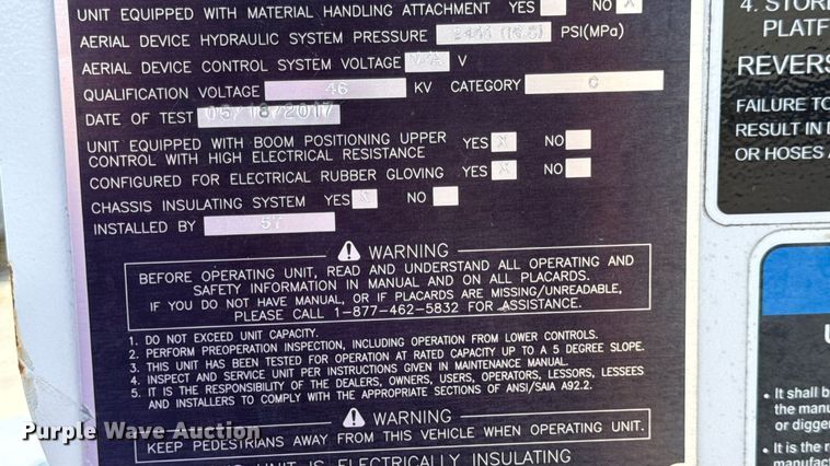 image for item DW6570 2016 Ford F550 Super Duty XL bucket truck