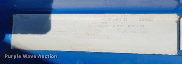 image for item DX7421 2007 Freightliner Argosy flatbed truck