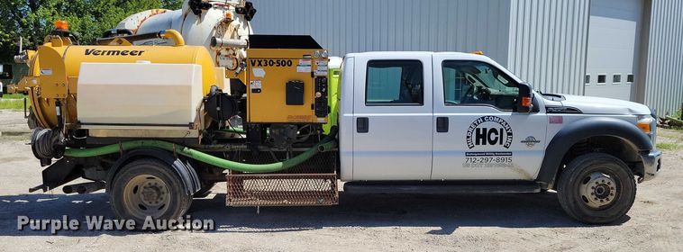 image for item DX7422 2015 Ford F550 Super Duty XL Crew Cab vacuum truck